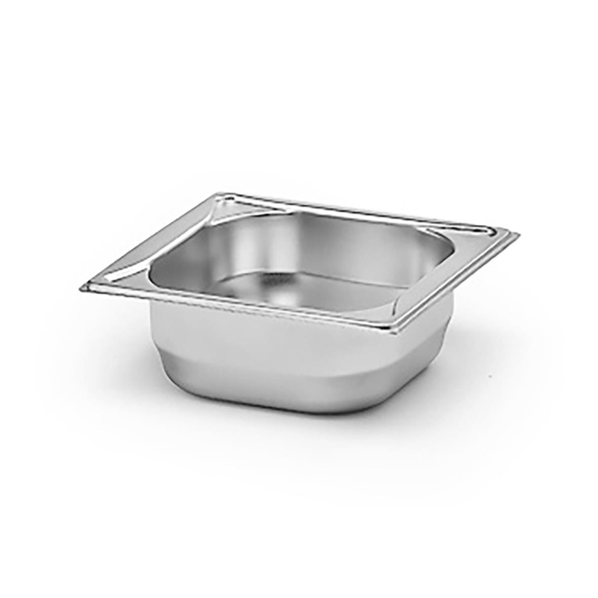 Kantinkåpa i rostfritt stål GN 1/6-65, 176x162x65mm, 1L