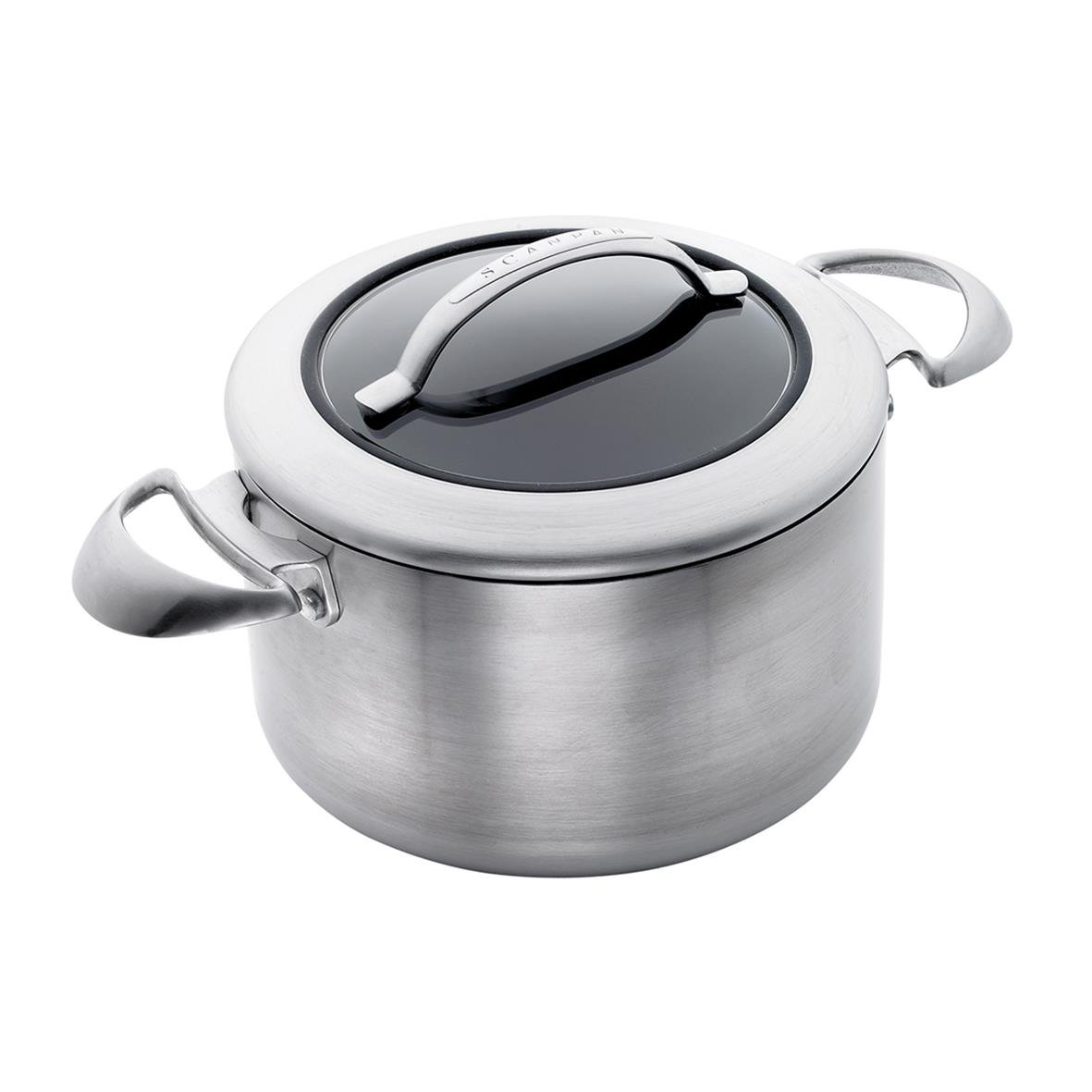 Gryta Scanpan CTX med lock Ø20cm och 3,5L kapacitet i rostfritt stål