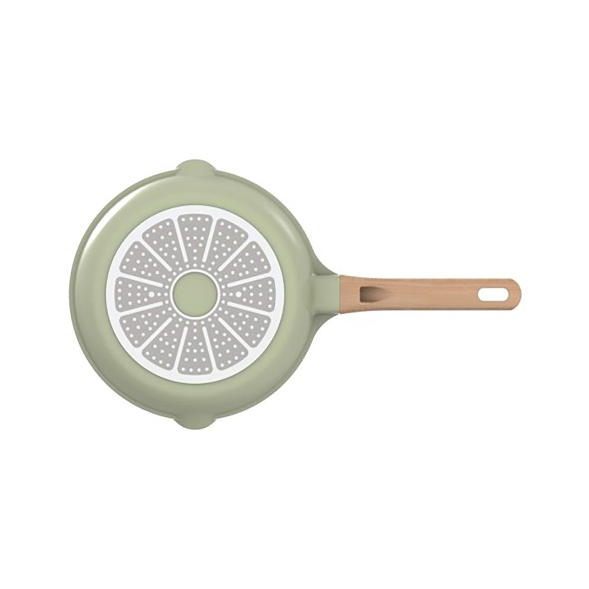 Grön stekpanna Ofelia med Ø24cm och avtagbart handtag