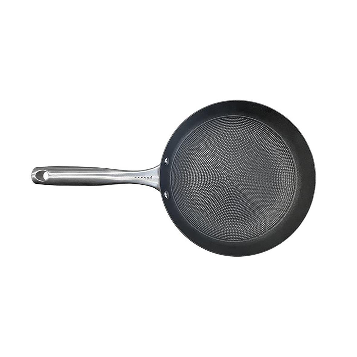 Satake lättviktsgjutjärn stekpanna Ø24cm med svart non-stick yta och metallhandtag