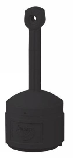 Svart fimppluggare med lång arm och rund bas