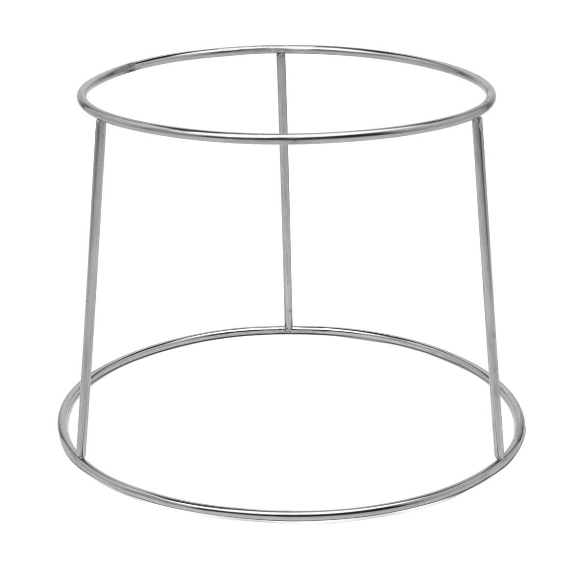 Kromad skaldjursställning i rund form med två nivåer