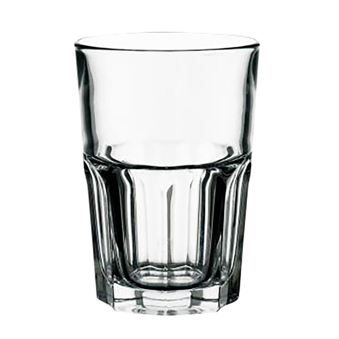 Tydligt glas från Arcoroc Granity serie, diameter 85mm, höjd 122mm, volym 35cl