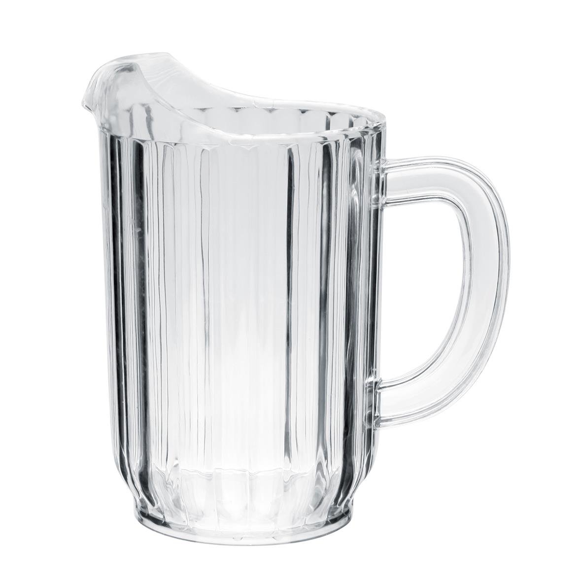TIllbringare Exxent i polykarbonat, 1 liter, transparent med handtag och pip