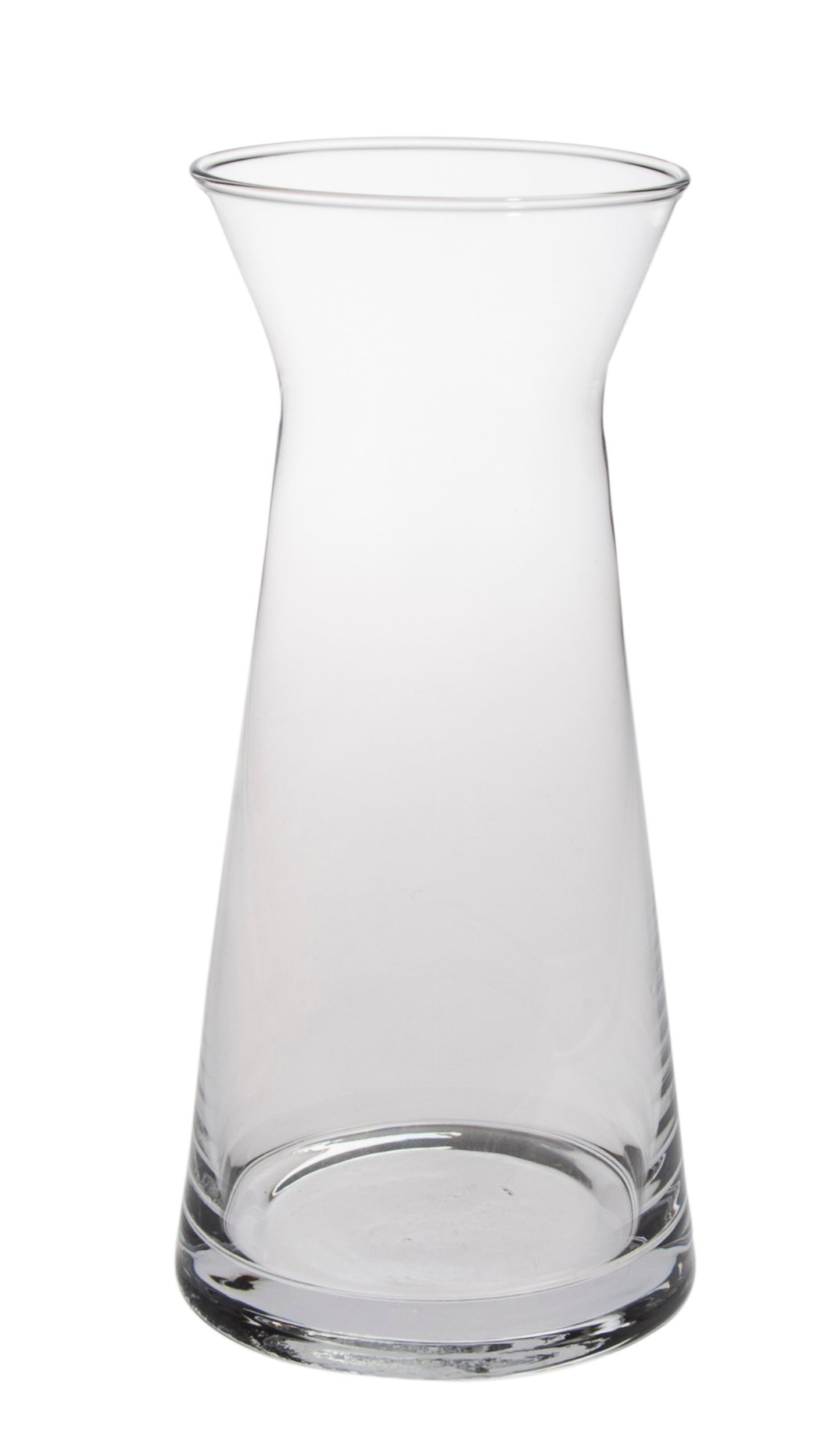 Karaff Cascade 0,25L av klart glas med bred bas och smalare topp