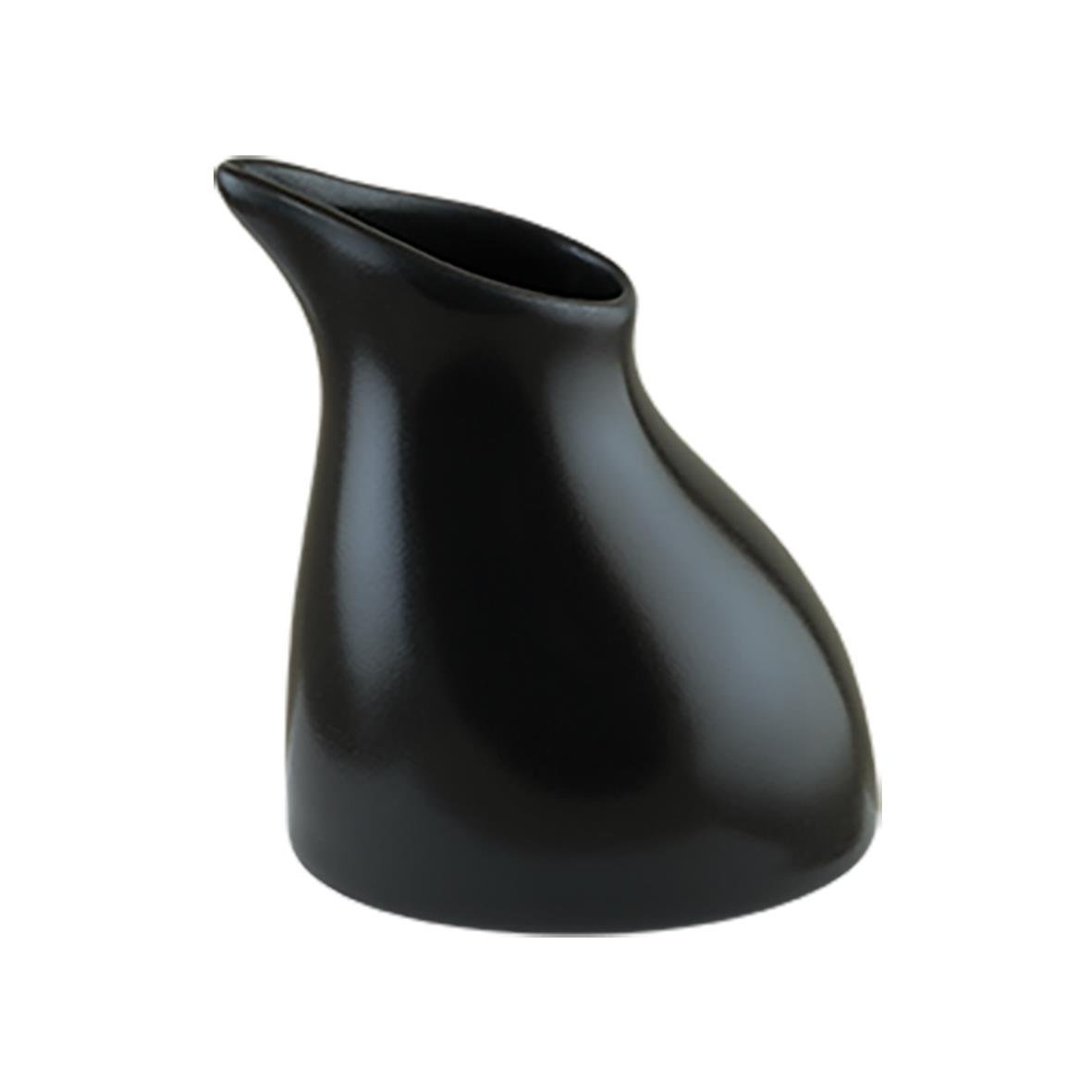 Svart såskanna Bonna Notte Neat 8cm 10cl med avvikande form