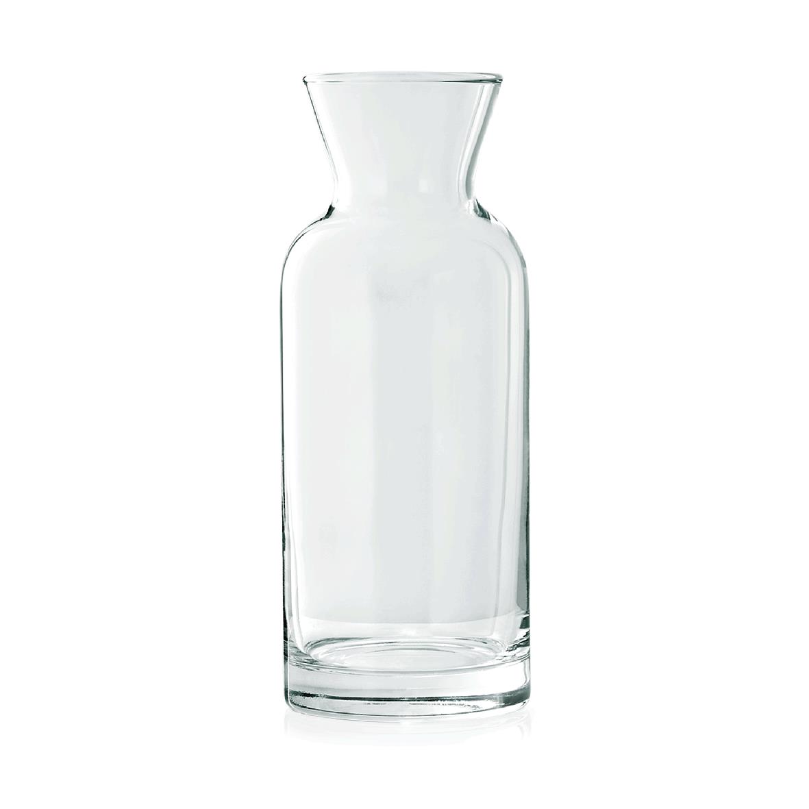 Karaff av klart glas med måtten Ø80x203mm och 1L volym