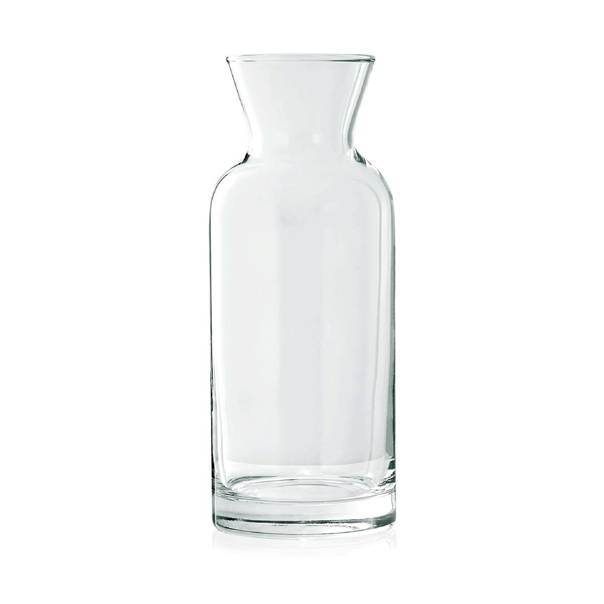 Karaff av klart glas med måtten Ø80x203mm och 1L volym