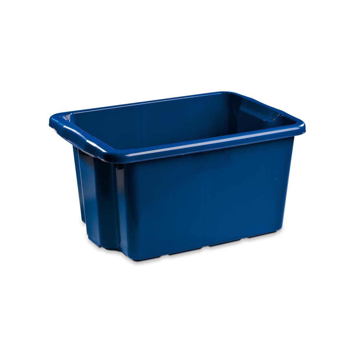 Förvaringslåda Stabil 33L mörkblå, mått 500x365x260mm
