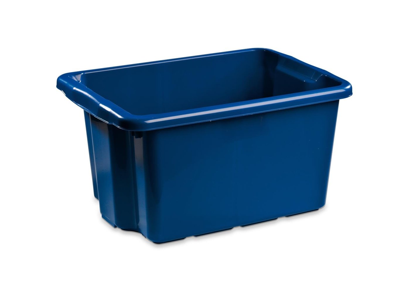 Förvaringslåda Stabil 33L mörkblå, mått 500x365x260mm