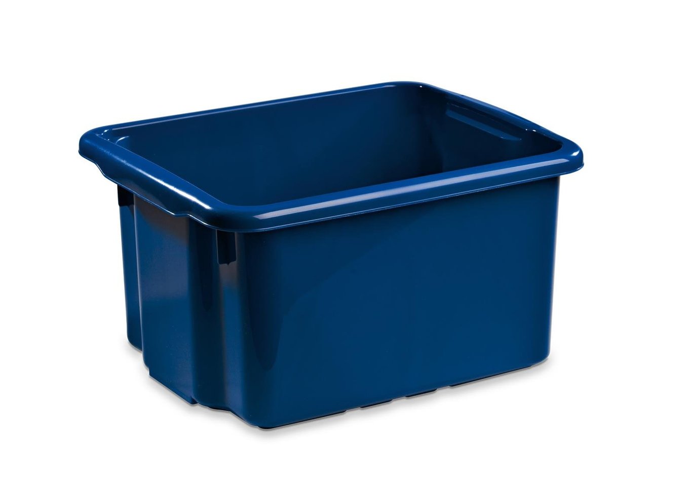 Förvaringslåda Stabil 15L mörkblå, mått 365x295x200mm