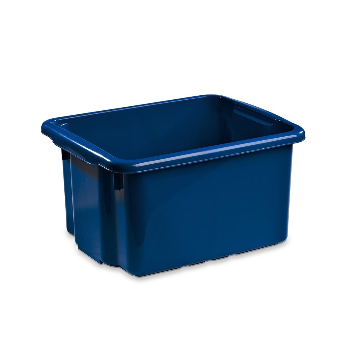 Förvaringslåda Stabil 15L mörkblå, mått 365x295x200mm