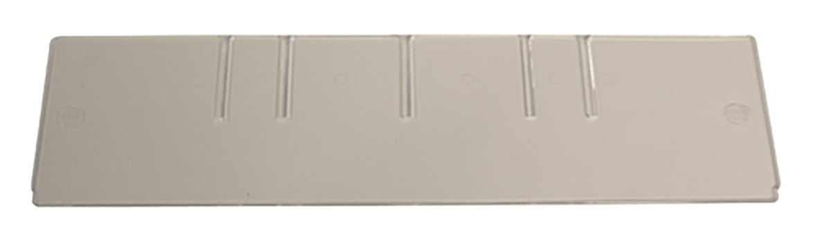 Transparent avdelare för förrådsask, mått 218x56mm