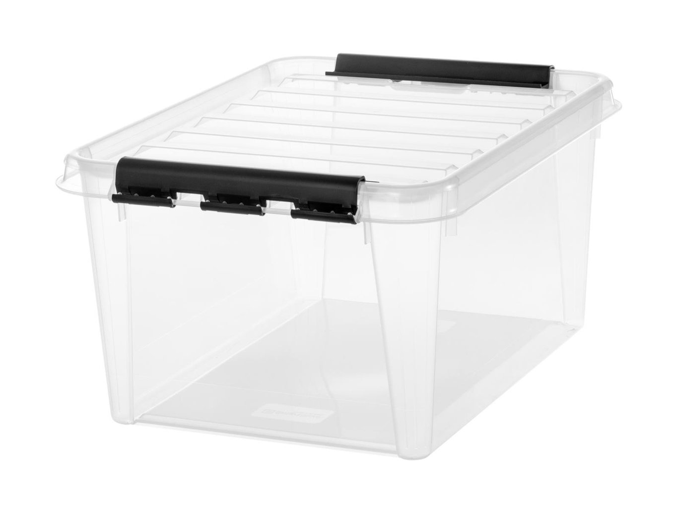 Transparant förvaringslåda SmartStore Classic 31L med lock och måtten 500x390x260mm