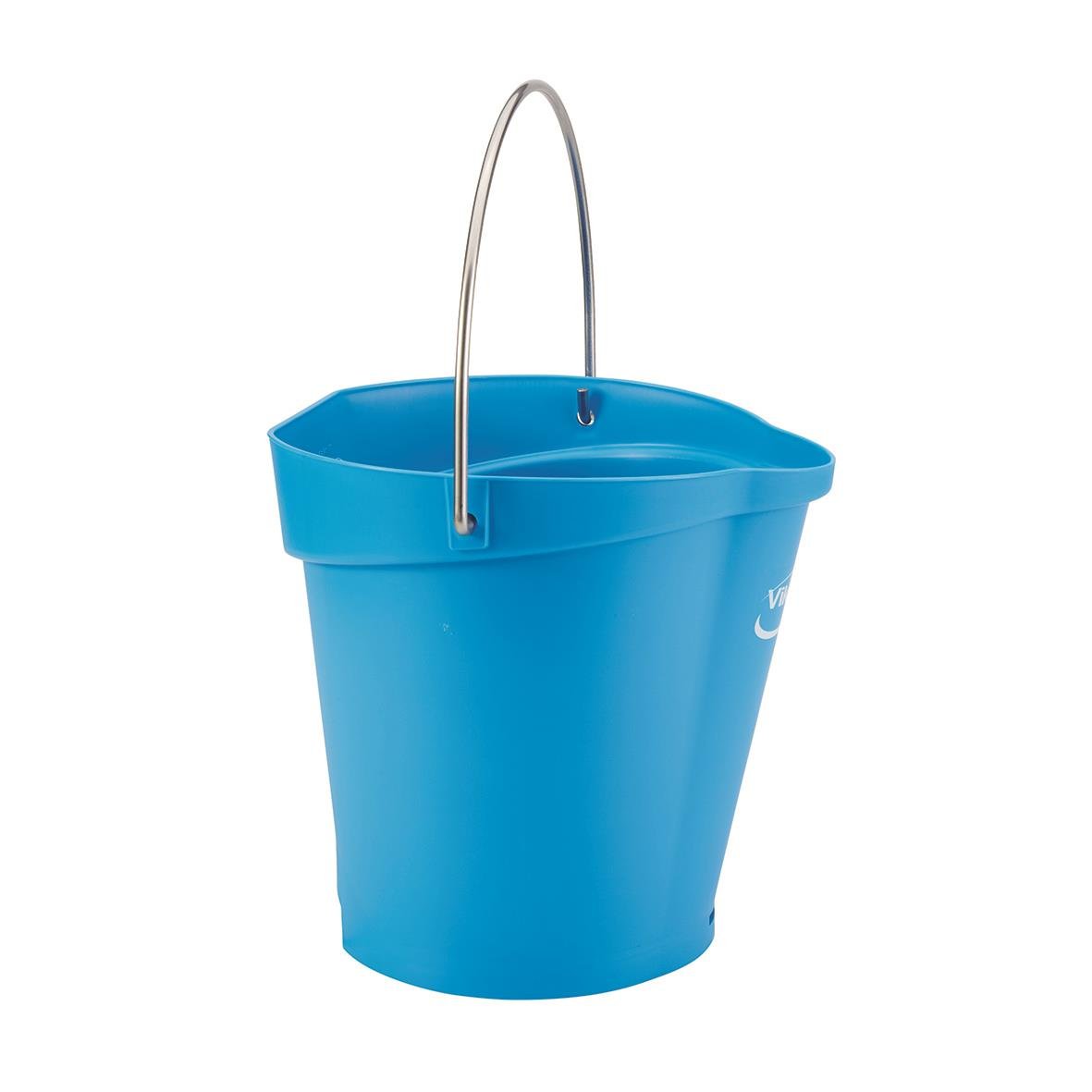 Blå hink Vikan 6L med metallhandtag