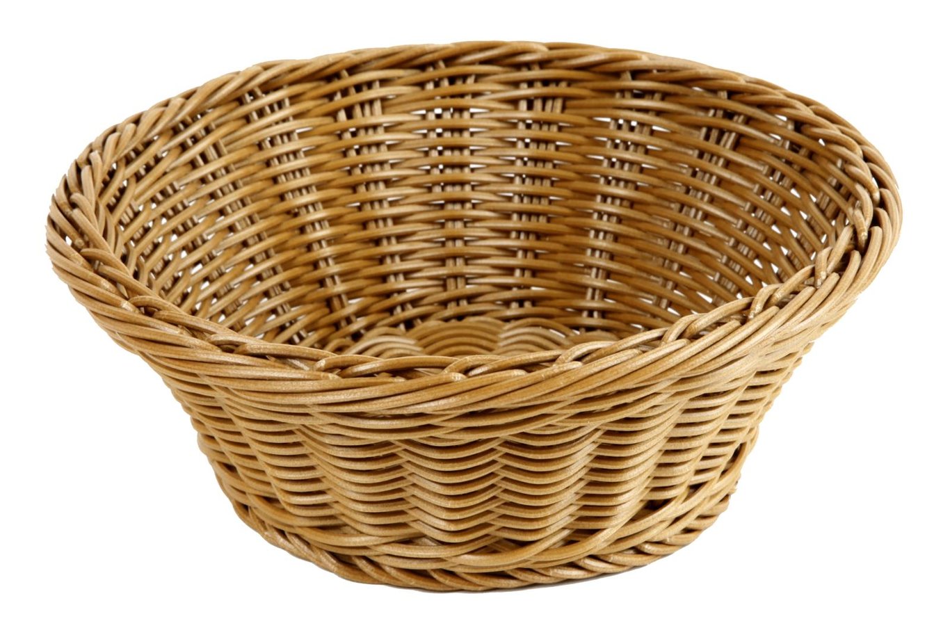 Rund brödkorg i rotting med diameter 23 cm