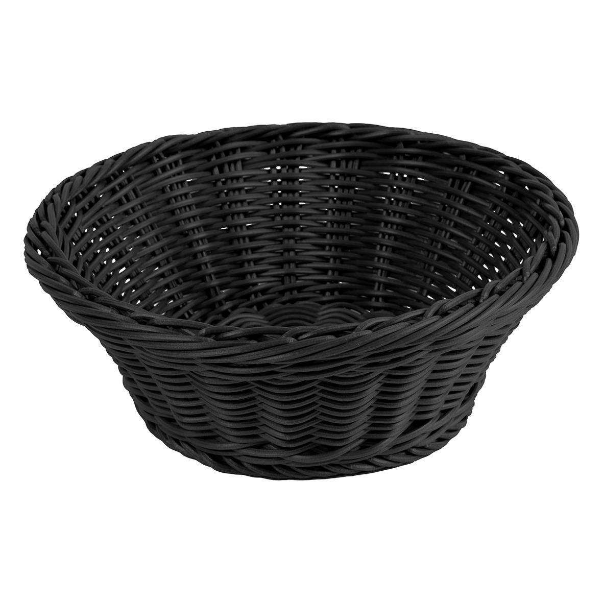 Brödkorg Rund Svart Ø23cm