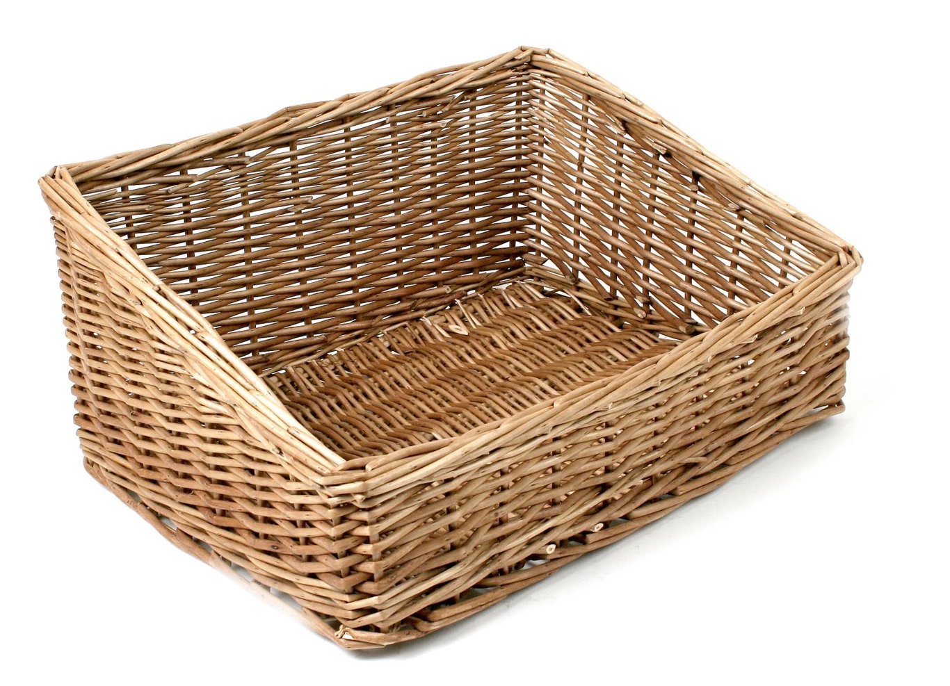 Rektangulär brödkorg i rotting med måtten 44x35cm