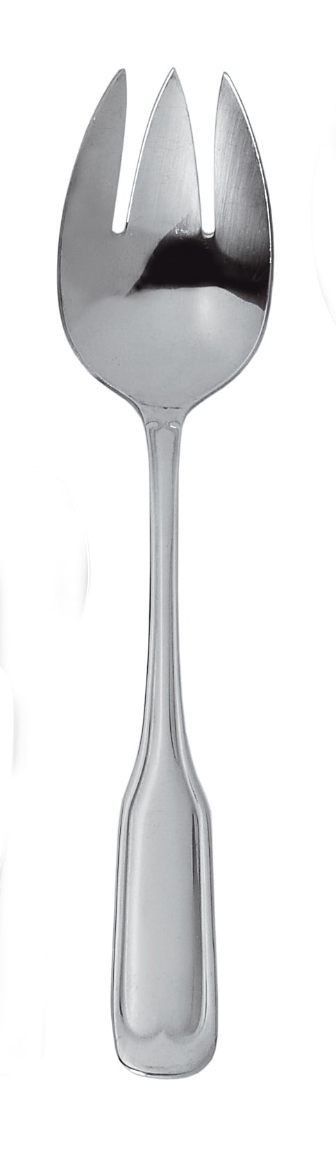 Serveringsgaffel i rostfritt stål med tre tänder och lång handtag, 211 mm