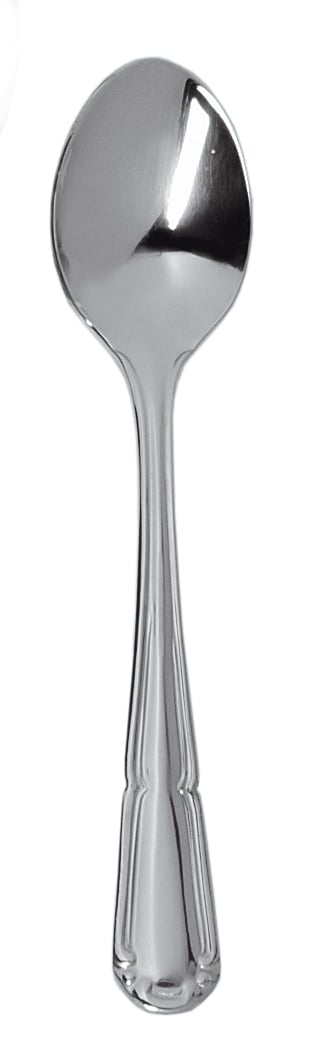 Kaffesked i barockstil, 120 mm lång, av metall med elegant design