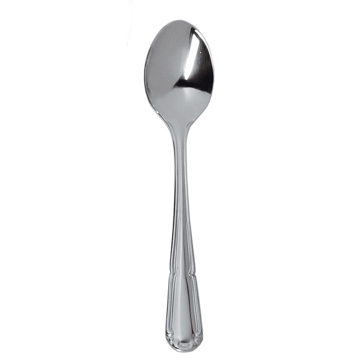 Kaffesked i barockstil, 120 mm lång, av metall med elegant design