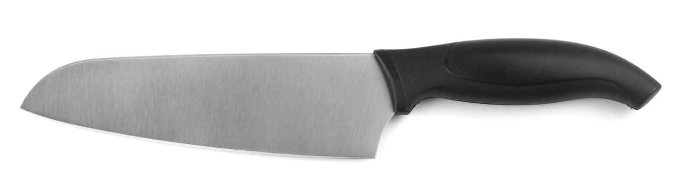 Kockkniv Exxent Uptown 17cm med svart handtag och rostfritt blad