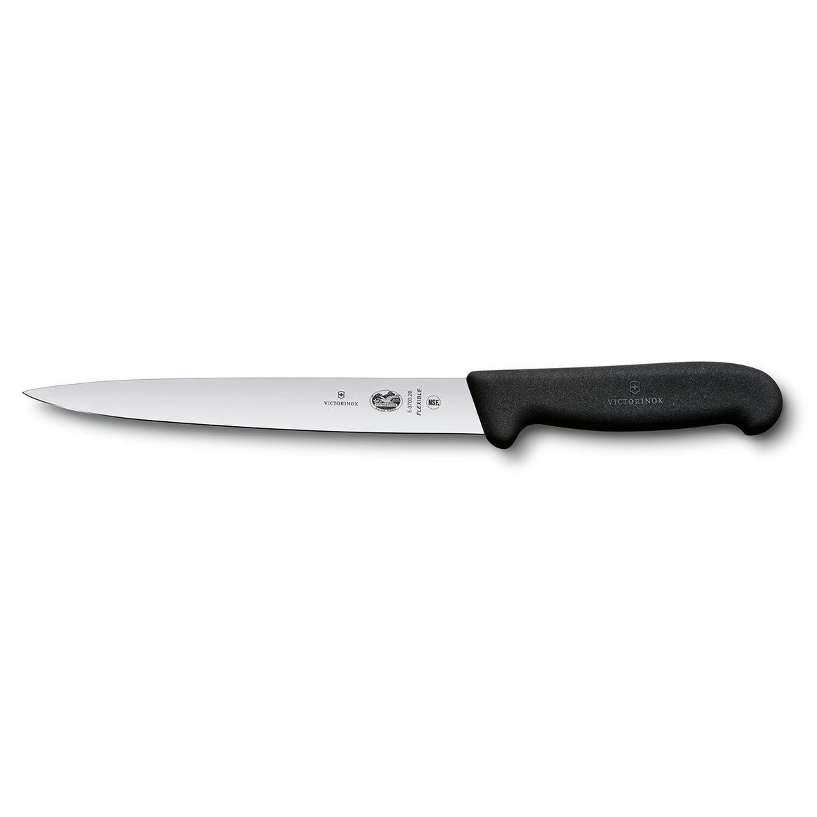 Filékniv Victorinox Flexibel 20cm med svart handtag och lång, flexibel blad