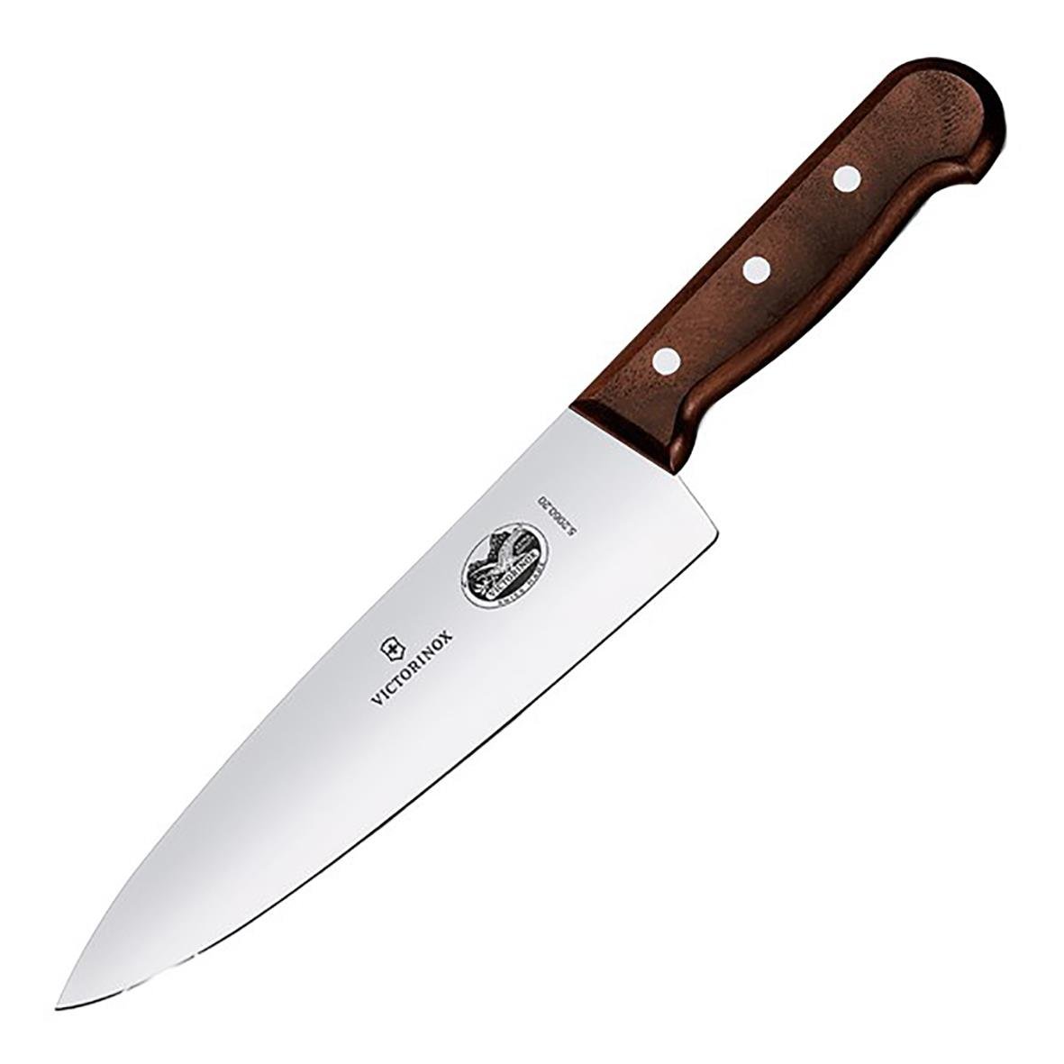 Kockkniv Victorinox Trä 25cm med trähandtag och rostfri blad