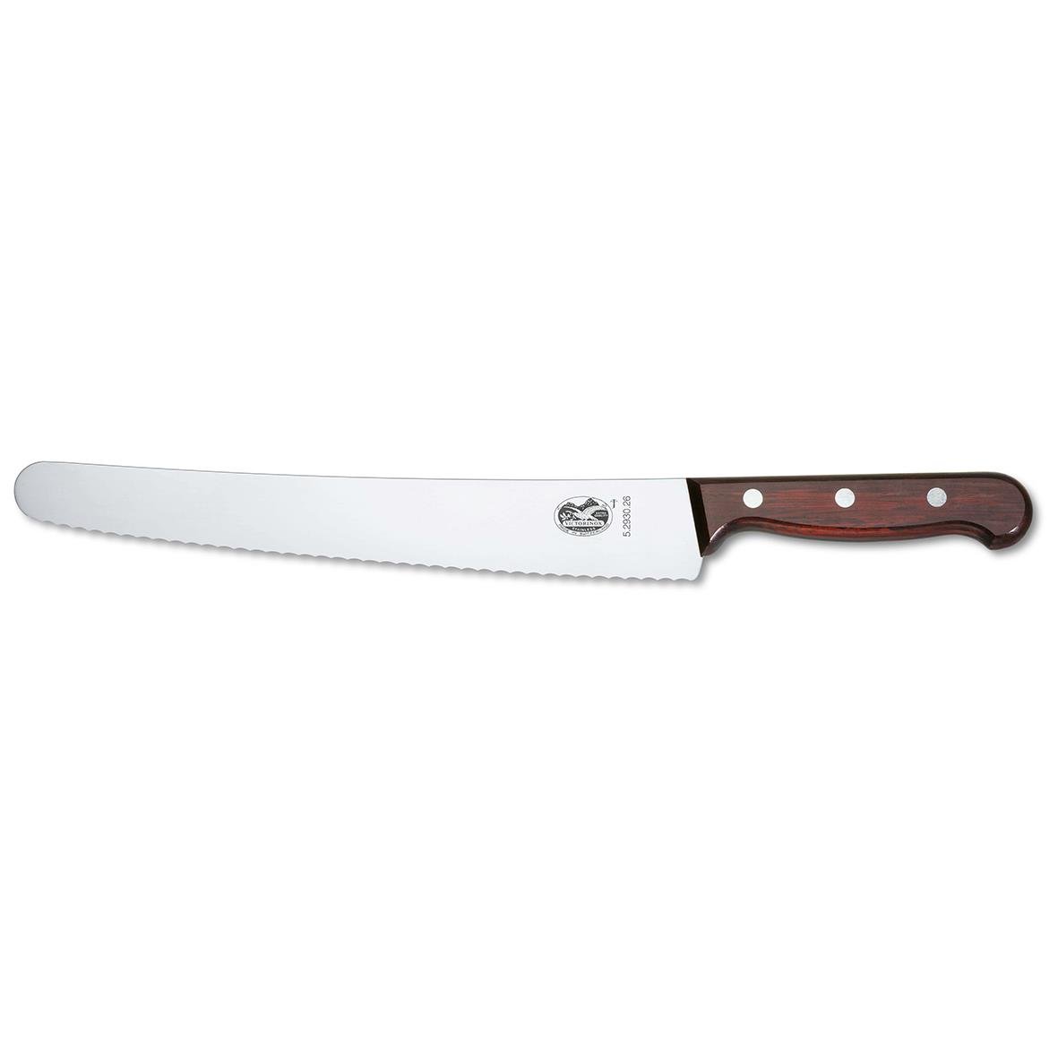 Victorinox brödkniv med trähandtag, 26 cm lång