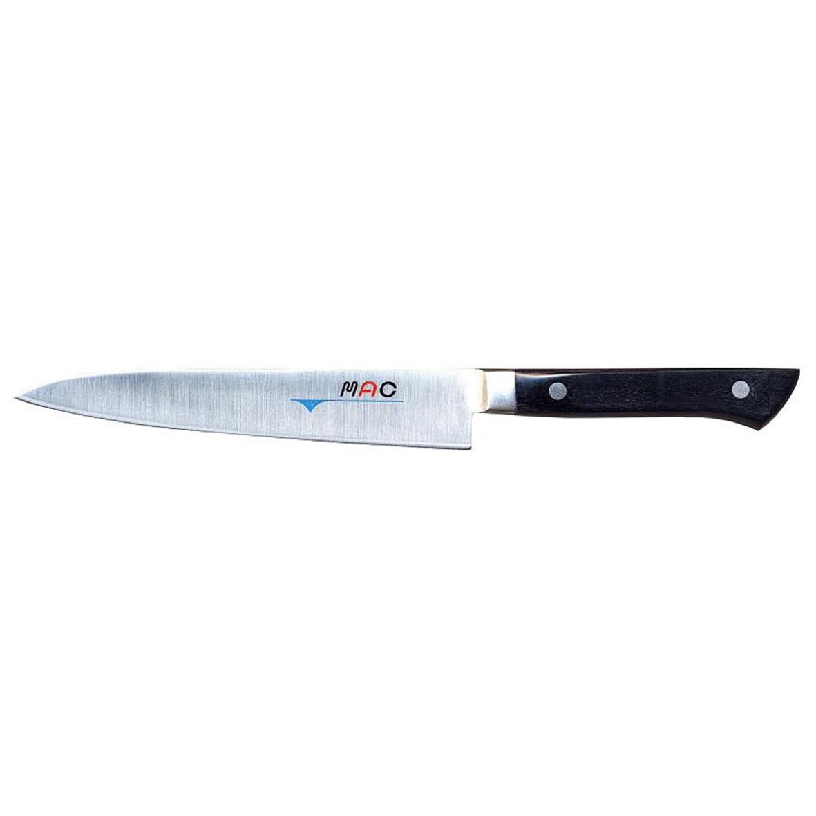 Allkniv Mac PKF-60 15cm kökskniv med svart handtag och rostfritt blad