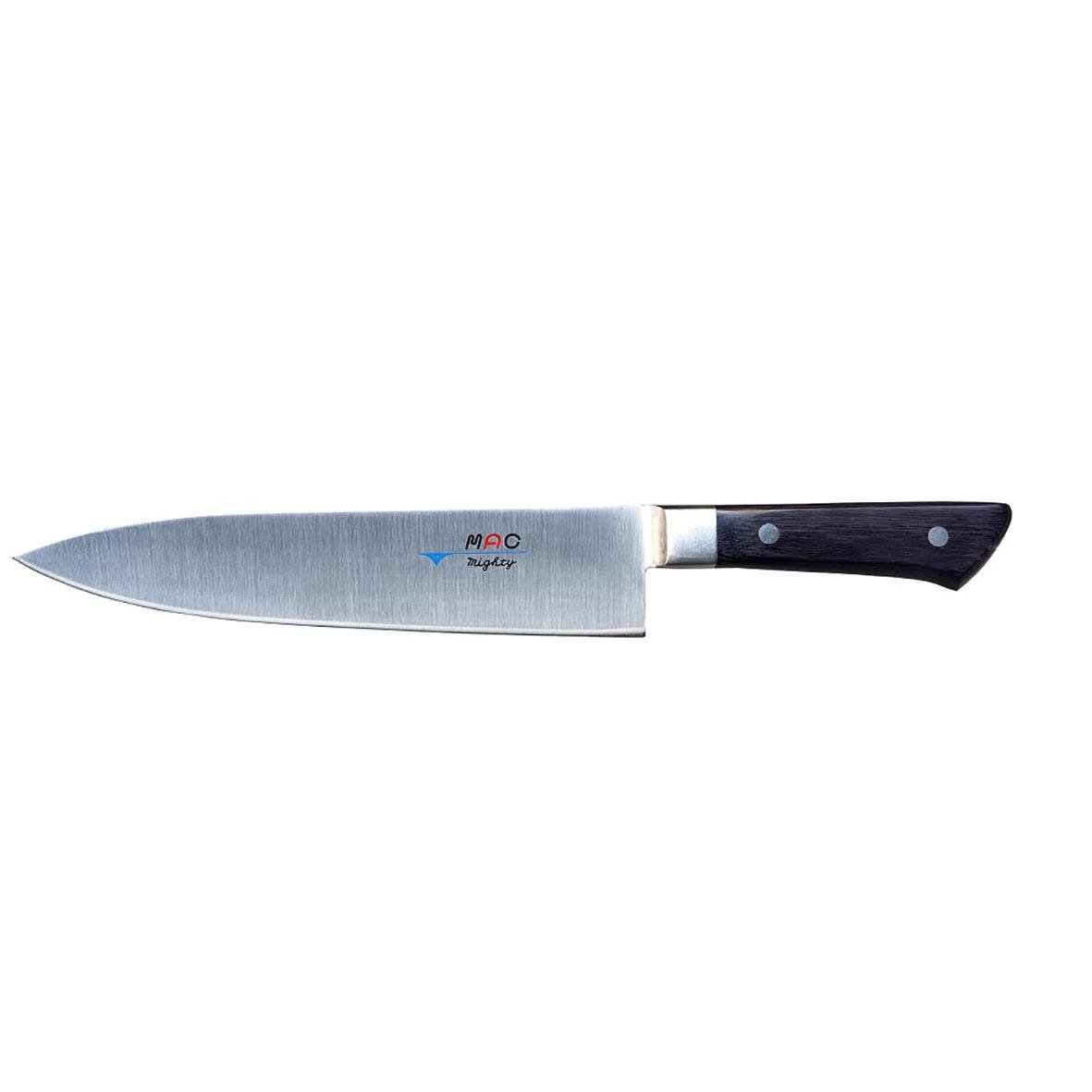 Kockkniv Mac MBK-85 22cm med svart handtag och rostfri blad
