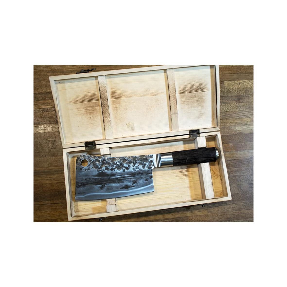 Grönsakshacka Satake Kuro Chopper 18cm i träask