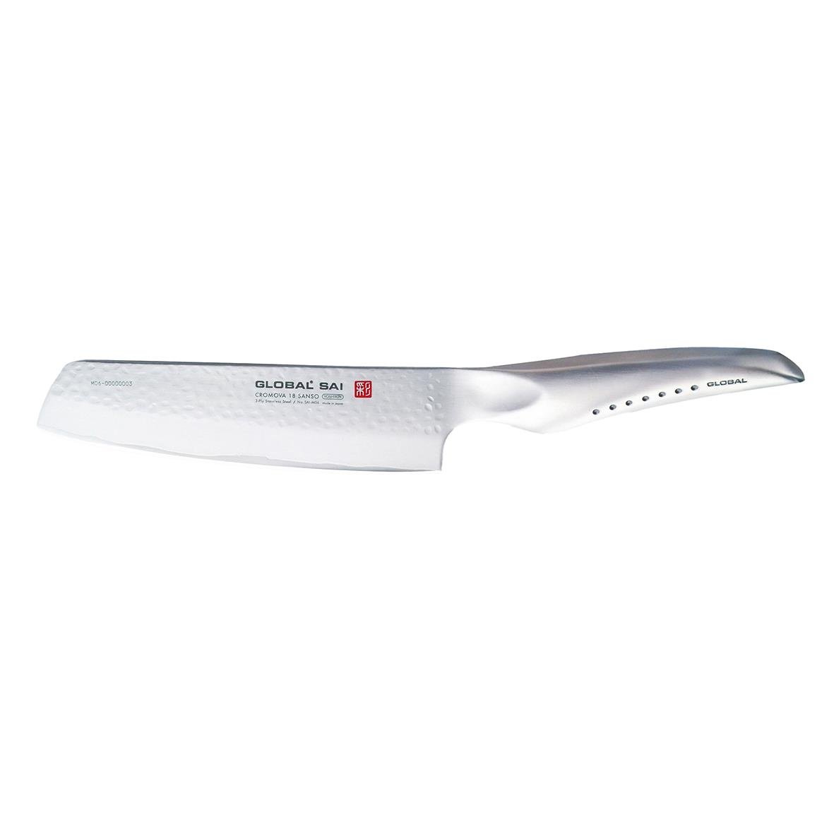 Grönsakshacka Global SAI-M06 15cm med vit blad och ergonomiskt handtag