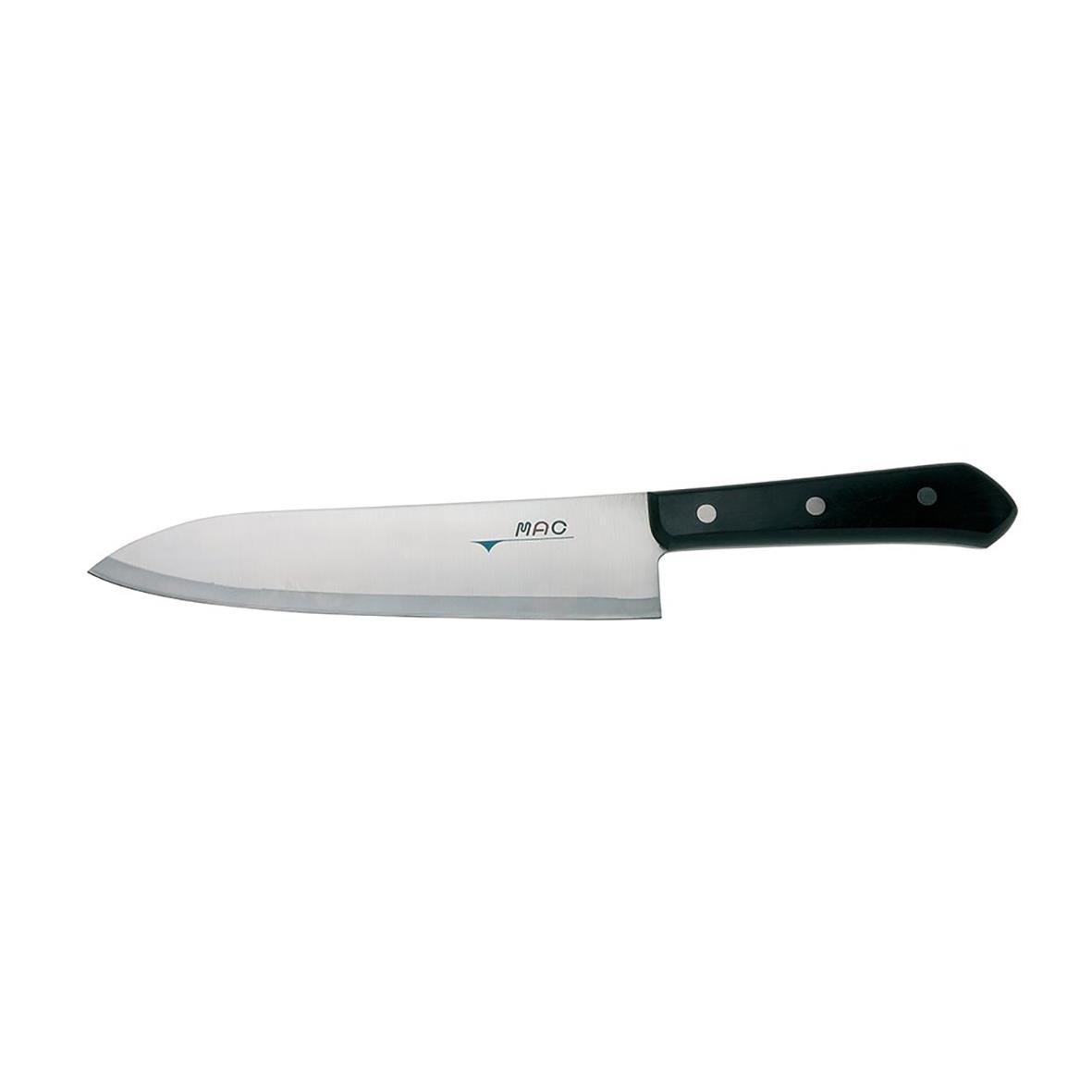 Kockkniv Mac BK-80 21cm med svart handtag och rostfri blad