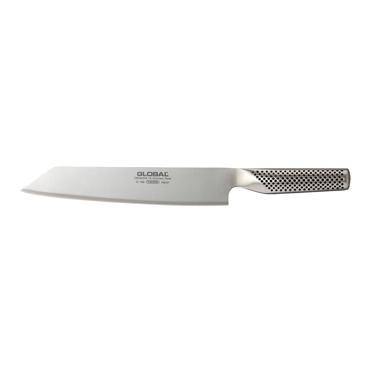 Kiritsuke Global G-106 24cm kockkniv med svart och silver handtag