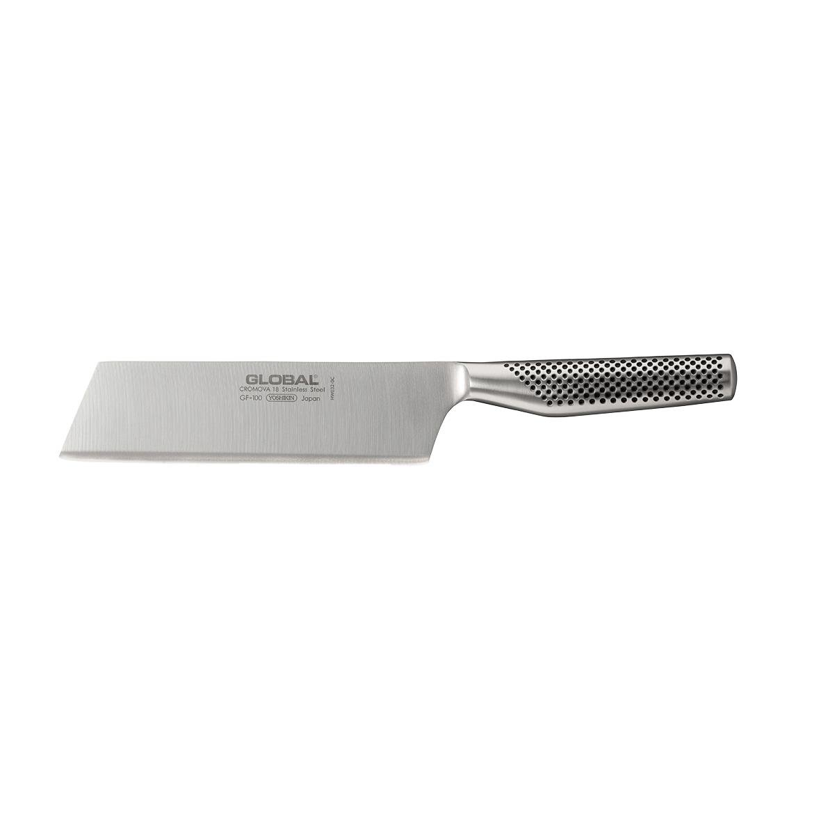 Grönsakshacka Global GF-100 18cm kniv med metallhandtag