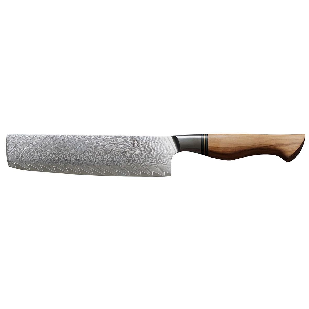 Nakirikniv Ryda Knives 18cm med trähandtag och vass blad
