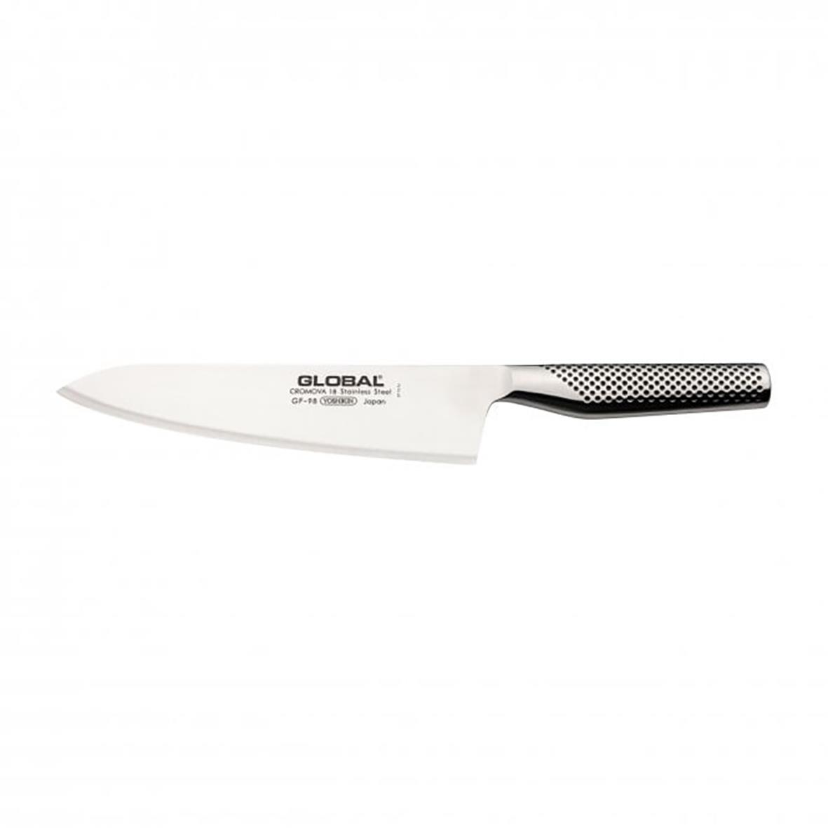 Kockkniv Global GF-98 20,5cm smidd med svart och silver handtag
