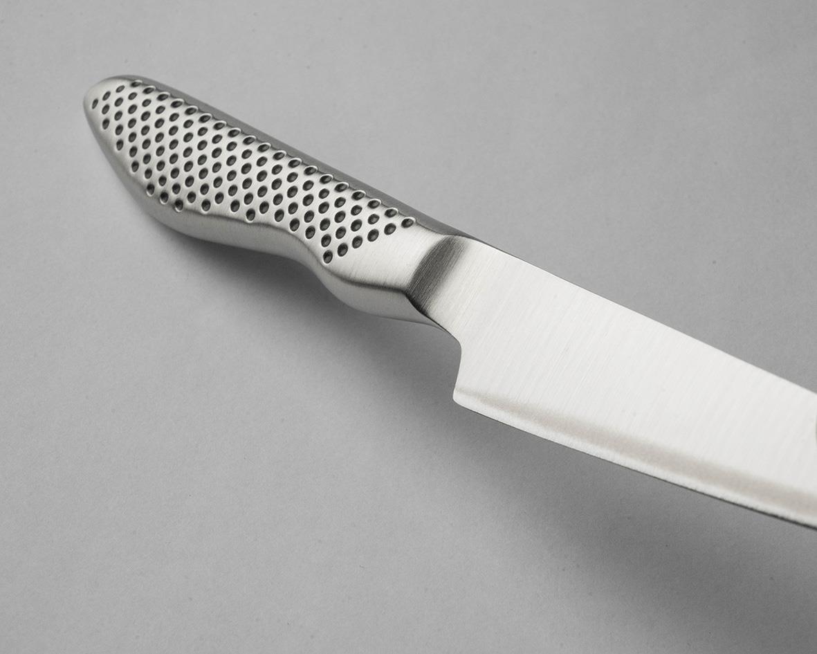 Allkniv Global GS-36 11cm kökskniv med perforerat handtag och lång, vass blad