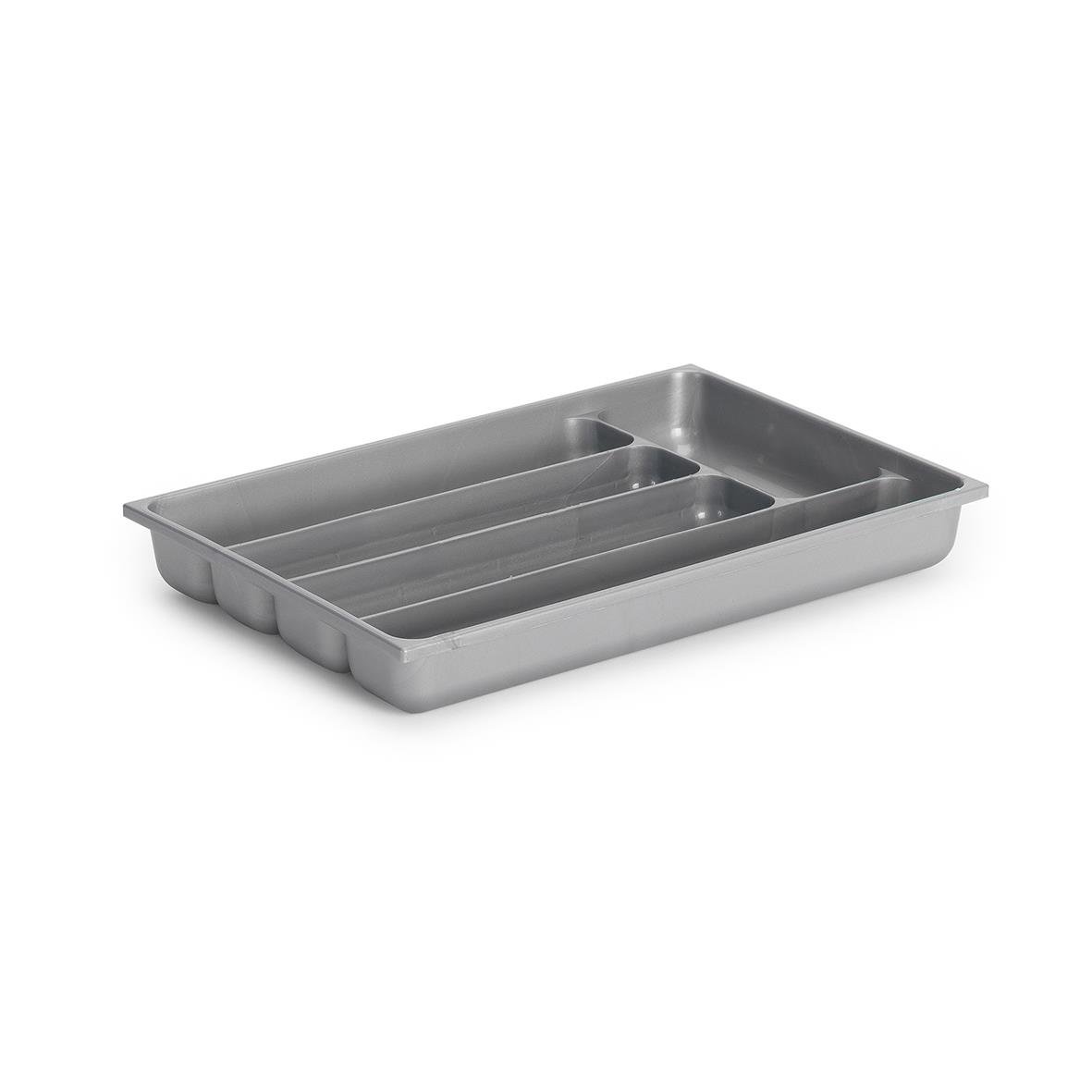 Silver besticklåda med tre fack, mått 220x330x45mm