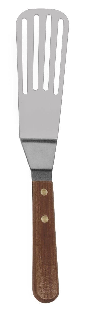Metall perforerad stekspade med trähandtag, 28 cm
