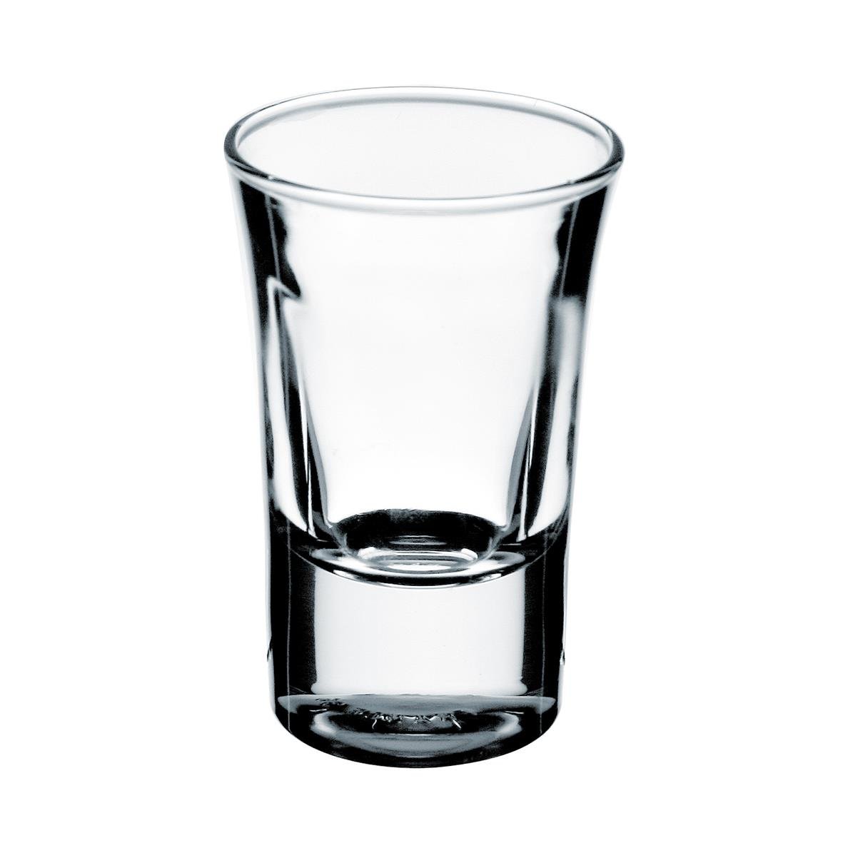 Tydligt shotglas Arcoroc Hot Shot med diameter 45mm och höjd 70mm, volym 3,4cl, av klart glas