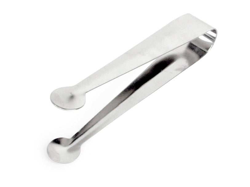 Korvtång i rostfritt stål, 16 cm lång, för korvning och servering