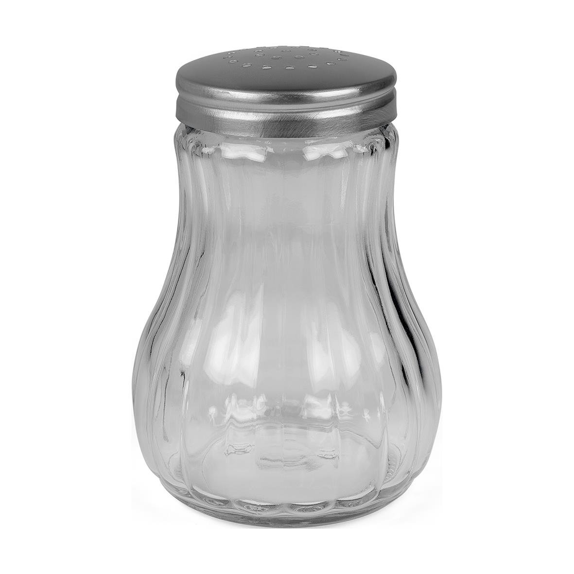 Sockerströare Exxent i rostfritt stål och glas, 25cl