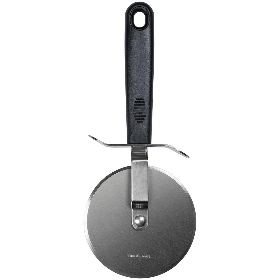 Pizzadelare i rostfritt stål med plasthandtag