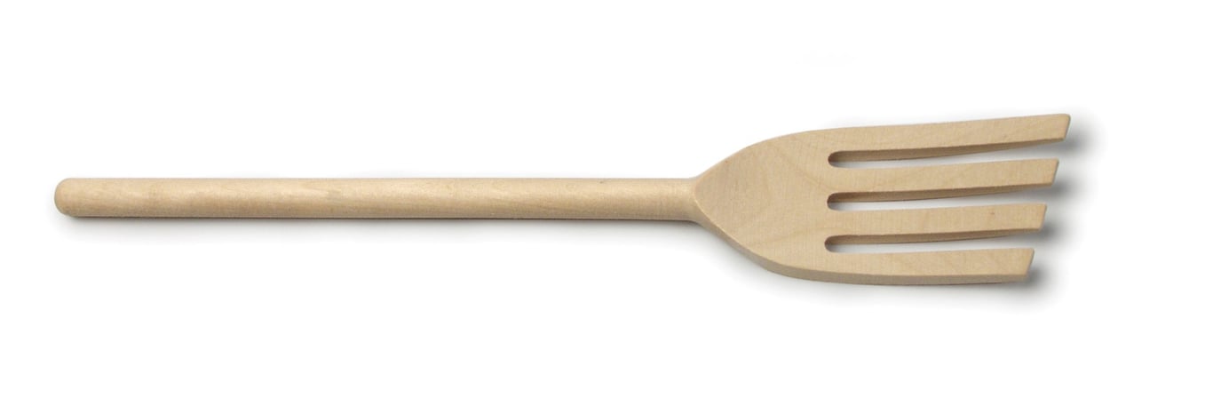 Trägaffel Exxent 31,5cm med lång handtag och fyra tänder