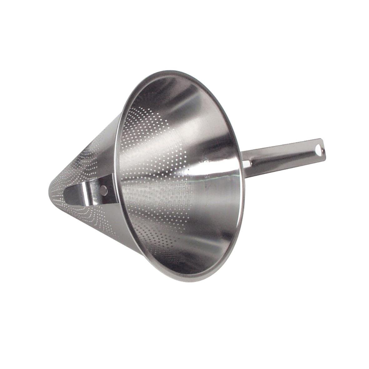 Stålssil med 23 cm diameter och handtag för matlagning eller bakning