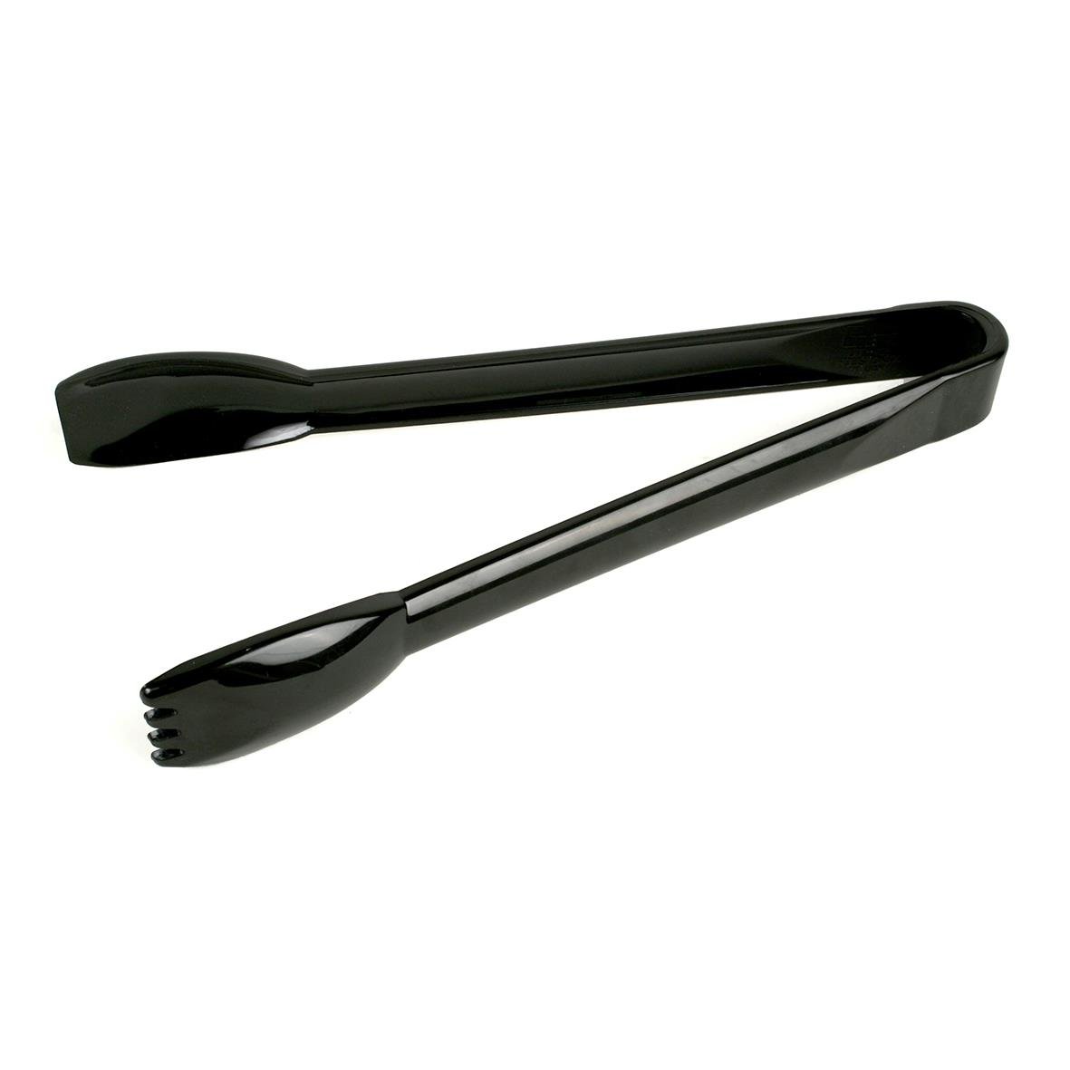 Svart salladstång av polykarbonat, 23 cm lång