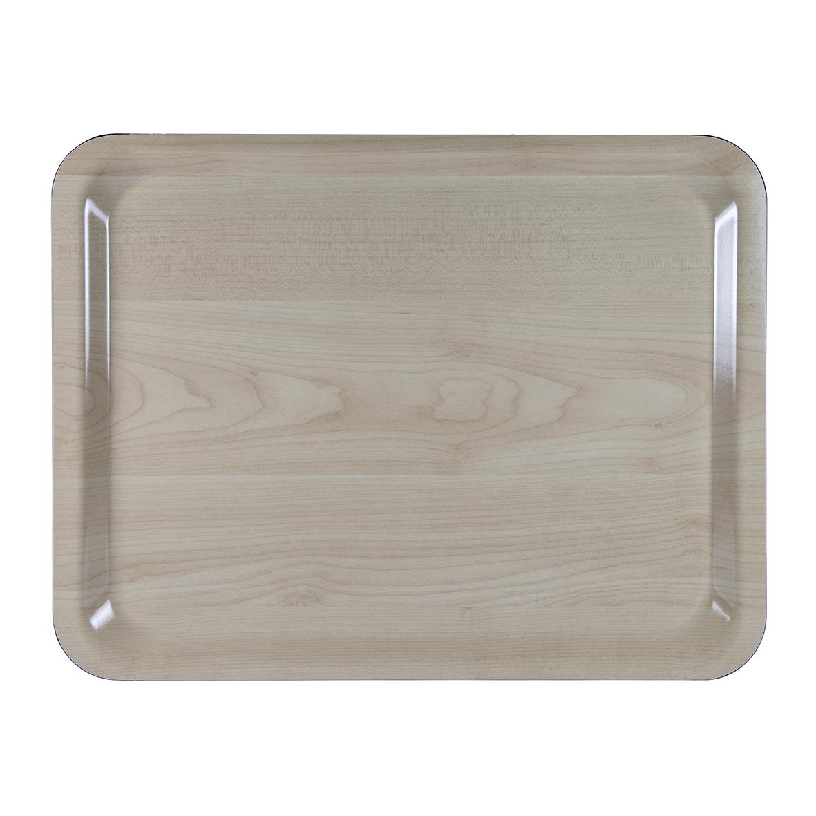 Björklaminat bricka med måtten 43x33cm