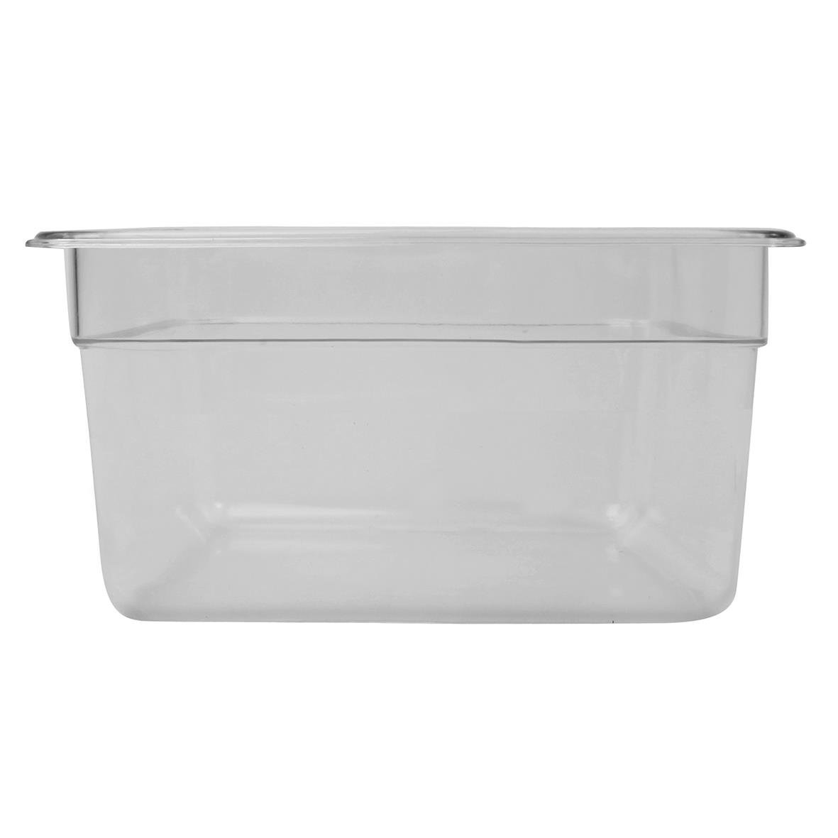 Klar plastkärra med måtten 265x325x150mm och 9L volym